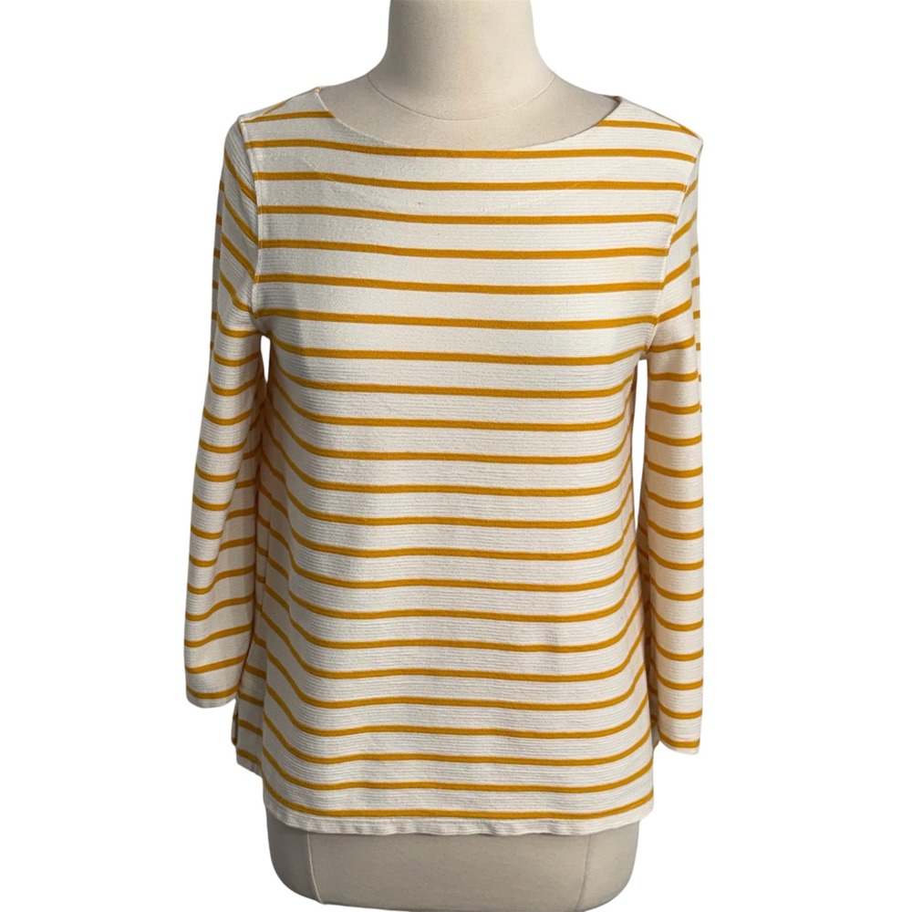 Old Navy‎ Women's 3/4 Sleeve Boat Neck Striped Top